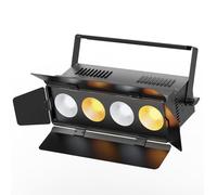200W COB Par LED DMX8CH 3200K/6500K Blanco Frío/Cálido Luz de Escenario con Efecto Estroboscópico Luz de Foco para Fotografía Fiesta Cumpleaños Bar Discoteca