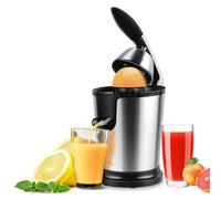 200W eléctrica de los cítricos del exprimidor Naranja automático Dual Conos Prensa de Acero Inoxidable Pomelo de limón Fácil Limpieza Motor silencioso 160W
