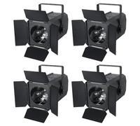200W Foco Par LED COB dmx512 Luz de Escenario 3200K/5600K Blanco Cálido/Frío Luces de Efecto con Sonido Activado para Fiesta Bar Discoteca Fotografía Boda Fiesta-4PCS