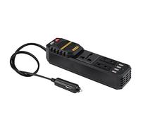 200W Power Inverter, DC 12V a AC 220V Inversor de corriente para automóvil con 4 puertos USB Encendedor de cigarrillos Inversores a bordo