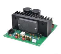 200W X 2 Dual Channel Audio Amplificador Placa Amplificador de Audio STK412-530 Clase H Placa Amplificador de Potencia con Disipador de Calor para Cine en Casa DIY Doble Voltaje Verde 120 x 55 x 140