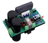 200W X 2 Dual Channel Audio Amplificador Placa Amplificador de Audio STK412-530 Clase H Placa Amplificador de Potencia con Disipador de Calor para Cine en Casa DIY Doble Voltaje Verde 120 x 55 x 140