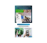 200X Magnification Microscope Lens with CPL Mobile LED Light Micro-Pocket Macro Lens for Ios Android All Smartphones A