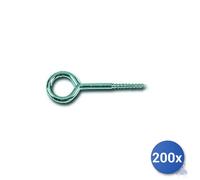 200X Ojal De Hierro Galvanizado A Tornillo E-100 16X30
