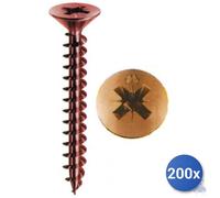 200x Tornillo Autorroscante A Chip Panelvit y Reg; Bronzata Mustad Tsp pzas.