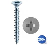 200x Tornillo Autorroscante Panelvit® Mustad Inox A2 Aisi 304 de Aglomerado