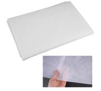 200x100 cm Entretela Adhesiva Plancha, 55 g/m² Entretela Termoadhesiva Costura Gruesa, Tela de Entretela de Plancha, Guata Termoadhesiva Costura, para Manualidades Costura Patchwork (Blanco)