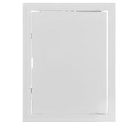200x150mm Puerta de Inspección - Panel de Acceso Metálica - Trampilla para Pared o Techo - Acero Galvanizado Blanco