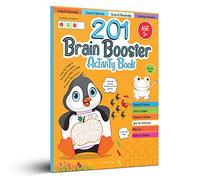 201 Brain Booster Activity Book: Fun Activities and Exercises for Children Tracing & Pattern, Colors & Shapes, Maze