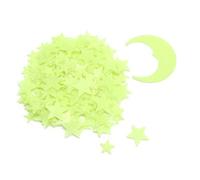 201 estrellas luminosas amarillas - Pegatinas fluorescentes autoadhesivas para pared y techo, brillan en la oscuridad, perfectas para decoración de habitaciones infantiles y dormitorios