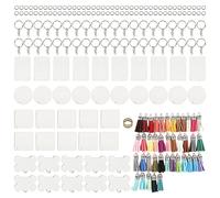 201 llaveros de sublimación en blanco, llaveros de impresión de doble cara, etiqueta a granel, tablero de llavero de transferencia térmica, alta dureza para hacer adornos