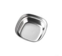 201 Steel para sauce Dish for Grilling Dipping Gold 201 Steel(sliver-A) | 201 stainless steel, gold finish, rust resistant, para ideal for grilling and dipping sauces