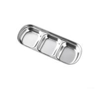 201 Steel para sauce Dish for Grilling Dipping Gold 201 Steel(sliver-C) | 201 stainless steel, gold finish, rust resistant, para ideal for grilling and dipping sauces