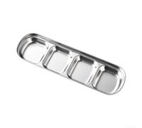 201 Steel para sauce Dish for Grilling Dipping Gold 201 Steel(sliver-D) | 201 stainless steel, gold finish, rust resistant, para ideal for grilling and dipping sauces