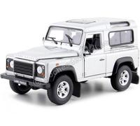 2010 Land Rover Defender 90 TDI Gris 1:24 Welly 22498