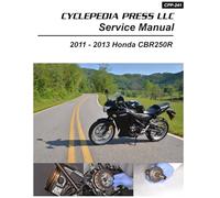 2011-2013 Honda CBR250R Cyclepedia Printed Motorcycle Service Manual