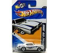 2011 HOT WHEELS 1969 PONTIAC GTO JUDGE POLICE DIE CAST CAR 165/247 Y 5 DE 10 EN SERIE