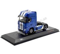 2012 Cabeza Tractora Mercedes-Benz Actros MP4 Azul Metalizado Decorado 1:43 IXO