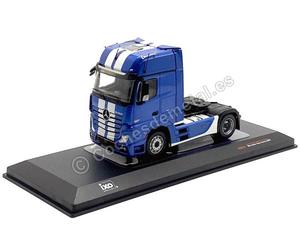 2012 Cabeza Tractora Mercedes-Benz Actros MP4 Azul Metalizado Decorado 1:43 IXO