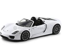 2013 Porsche 918 Spyder Convertible Gris 1:18 Welly 18051 Cochesdemetal.es
