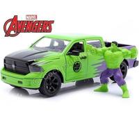 Marvel Avengers Hulk Figura Y 2014 RAM 1500 1:24 Escala Jada 99726 253225029