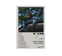 2014 Forest Hills Drive by J. Cole - Póster decorativo para pared, diseño moderno, ultratransparente, ideal para oficina, sala de estar y habitación, estilo sin marco, 30 x 45 cm