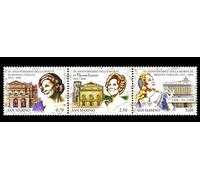 2014 San Marino Renata Tebaldi trittico MNH/**