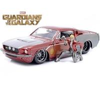 2014 Shelby GT-500 + Figura Star-Lord "Marvel, Guardianes de La Galaxia" 1:24 Ja