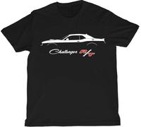 2015+ Challenger 392 Shaker Silhouette T-Shirt - Modern Muscle Car Tee, Negro , XL