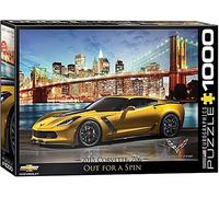 2015 Corvette Z06 Fuera para Un Giratoria 1000 Piezas Puzle Rompecabezas