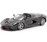 2015 Ferrari F70 LaFerrari Aperta Negro 1:24 Bburago 18-26022