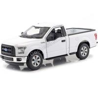2015 Ford F-150 Regular Cab Pickup Blanco 1:24 Welly 24063