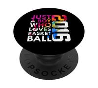 2016 Just A Boy Who Loves Basketball 10 PopSockets PopGrip Adhesivo