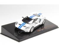 2017 Ford GT Blanco/Azul 1:43 IXO Models CLC536N.22