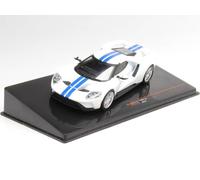 2017 Ford GT Blanco/Azul 1:43 IXO Models CLC536N.22
