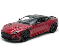 2018 Aston Martin DBS Rojo/Negro 1:24 Welly 24131