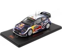 Ford Fiesta WRC #2 Rojo Bull Rally Monte Carlo 2018 Evansw / Barritt 1:24 Modelo