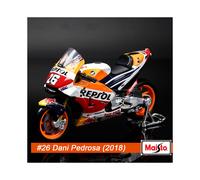 (2018 Honda 26) Maisto 1:18 2018 Moto GP18 Ducati Desmosedici Aleación Die Cast Motocicleta