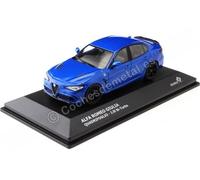 2019 Alfa Romeo Giulia Quadrifoglio 2.9 Bi-Turbo Azul Metalizado 1:43 Solido S43