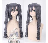2019 Anime Black Butler Ciel Phantomhive cosplay peluca gris pelo sintético Kuroshitsuji Cosplay pelucas con cola de caballo One Size Black Butler peluca 080