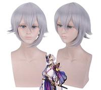 2019 Anime Fate/Grand Order Caster Merlin Peluca larga Disfraces de cosplay Fate Stay Night Pelucas de cabello Halloween Merlin peluca y gorro de peluca Talla única 486
