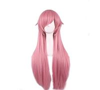 2019 Anime Mirai Nikki Gasai Yuno Wig Cosplay Costume The Future Diary Women Long Hair Halloween Party Wigs + Wig Cap