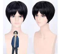 2019 Anime Your ment in April Peluca de cosplay para la fiesta de Halloween Miyazono Kaori Gold Blonde Clip Ponytail Cosplay Pelucas + gorro de peluca Talla única PL-473