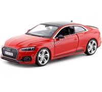 Bburago- Audi RS 5 Coupé en Color Rojo y en Escala 1:24 (18-21090R, Multicolor