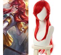 2019 Battle Academia Skins Lux Prestige Edition Pelucas de Cosplay Luxanna Crownguard the Lady of Luminosity Heorine Hair Wig + Peluca Sombrero