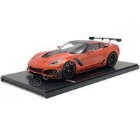 2019 Chevrolet Corvette ZR1 Naranja/Negro 1:18 IXO Models 18RDC001-FO