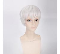 2019 De Alta Calidad Barato Anime Tokyo Ghouls Ken Kaneki Peluca De Cosplay Niñas Niños Uta Corto Negro Gris Blanco Pelucas De Cabello Sintético Talla Única Ken Kaneki Peluca Negra