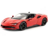 2019 Ferrari SF90 Stradale Hybid Rojo 1:18 Bburago 16015