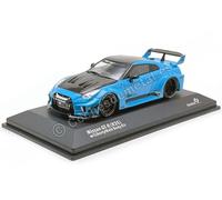 2019 Nissan Skyline GT-R (R35) LibertyWalk Body Kit Azul Miami 1:43 Solido S4311