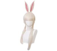 2019 Nuevo Anime BEASTARS Cosplay Haru Peluca con orejas de conejo Bestias personificadas Cosplay lindo Peluca de pelo Halloween Regalos de Navidad peluca larga con orejas